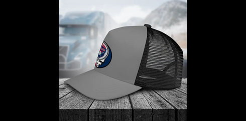 Grateful Dead - Atlanta Braves Stealie Grateful Dead Trucker Cap - StealieShop